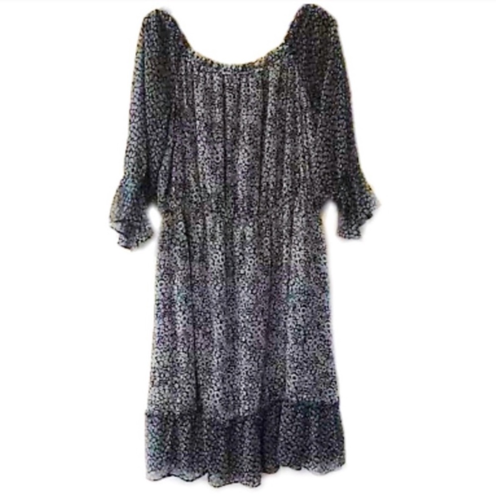 LOFT Plus Floral Ruffle Dress (13)